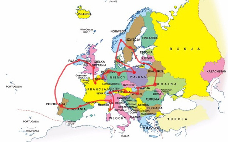 Zbiórka polskim autem po eu - zdjęcie główne