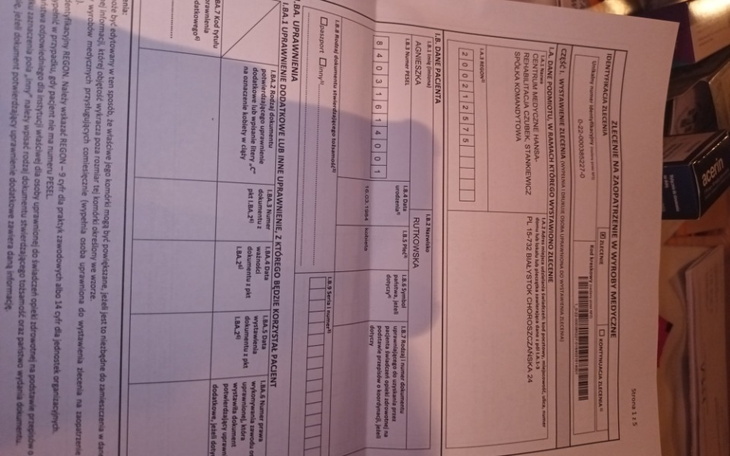 Zbiórka Na ortezę ledzwiowa - zdjęcie główne