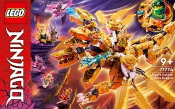 Zbiórka Lego ninjago złoty ultra smok - zdjęcie główne