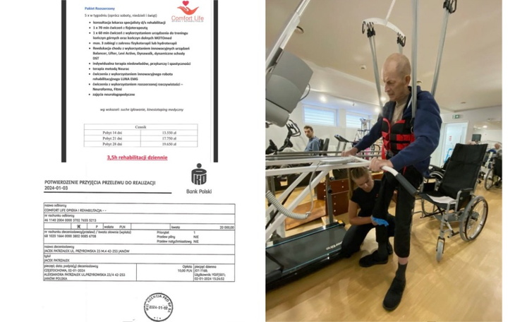 Zbiórka Pomoc dla Jacka - rehabilitacja - zdjęcie główne