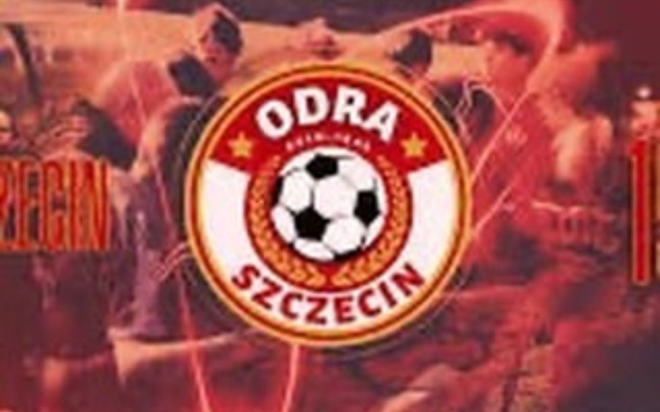Logo klubu piłkarskiego Odra Szczecin.