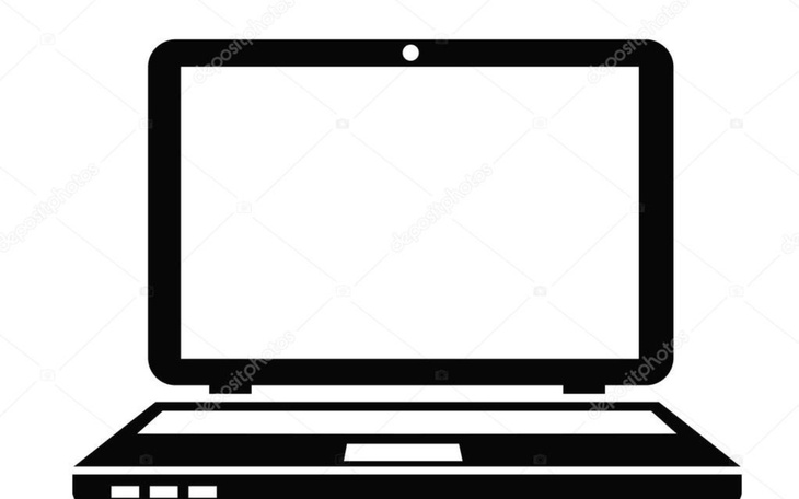 Laptop na białym tle, otwarty i gotowy do użycia.