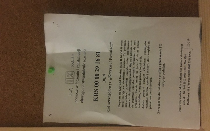 Zbiórka Dla Krzycha - zdjęcie główne