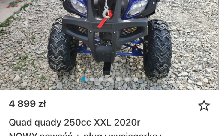 Zbiórka Zbieram na quada 250 - zdjęcie główne