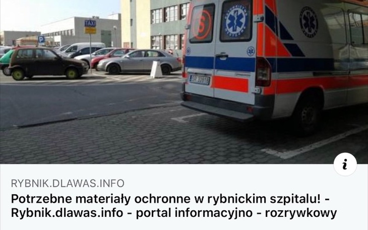 Zbiórka Maski dla Śląskich szpitali - zdjęcie główne