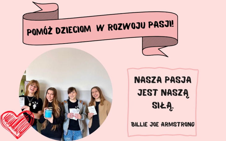 Zbiórka Pomóż dzieciom w rozwoju pasji - zdjęcie główne