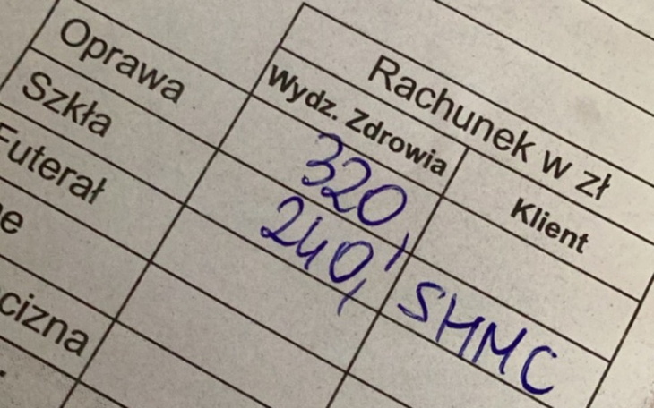 Zbiórka Szkła do okularów dla brata - zdjęcie główne