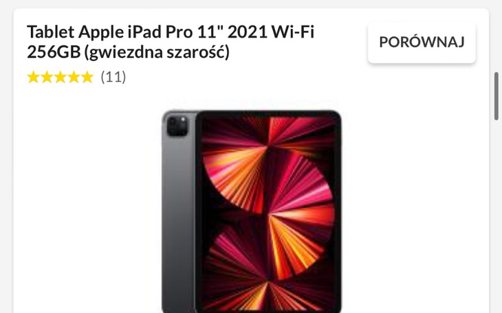 Zbiórka iPad Pro 11 - zdjęcie główne