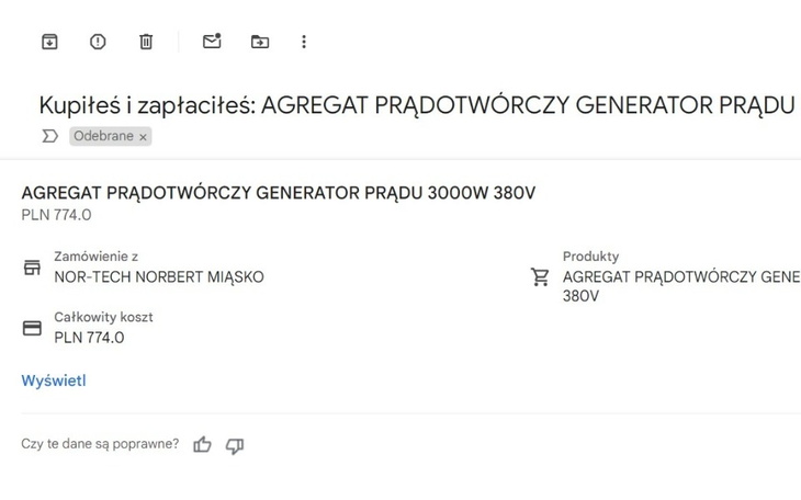 Zbiórka Na zakup generatorów prądu - zdjęcie główne