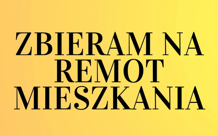 Zbiórka Zbieram na remot mieszkania - zdjęcie główne