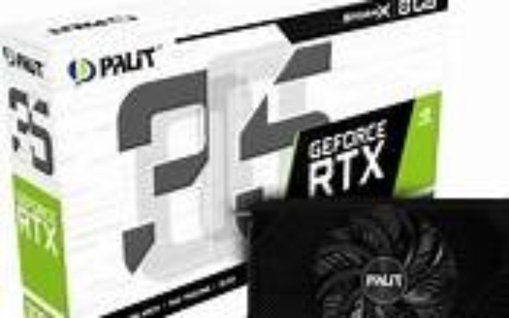 Opakowanie karty graficznej Palit GeForce RTX.
