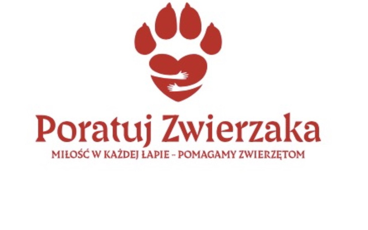 Logo organizacji pomagającej zwierzętom z sercem.