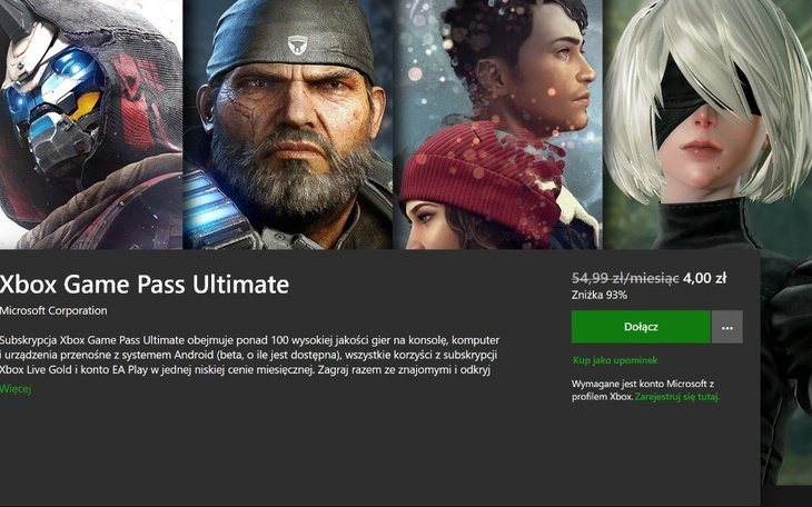 Zbiórka Tylko 5zł na prezet gamepass xbo - zdjęcie główne
