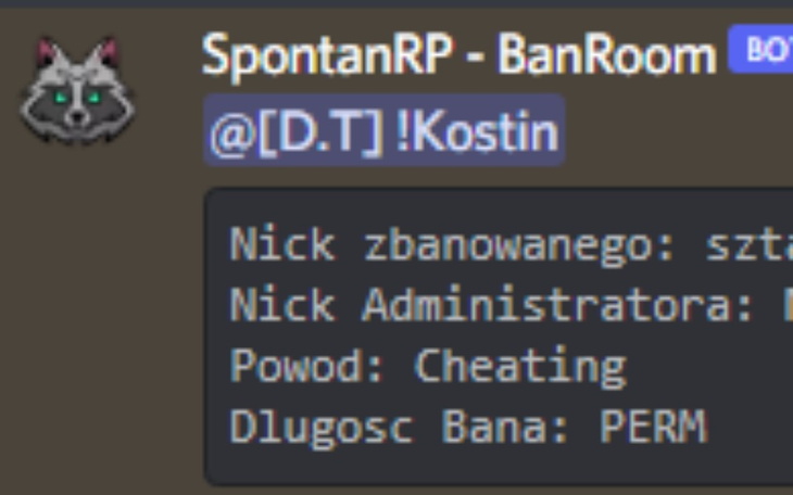 Zbiórka unban dla kostina - zdjęcie główne