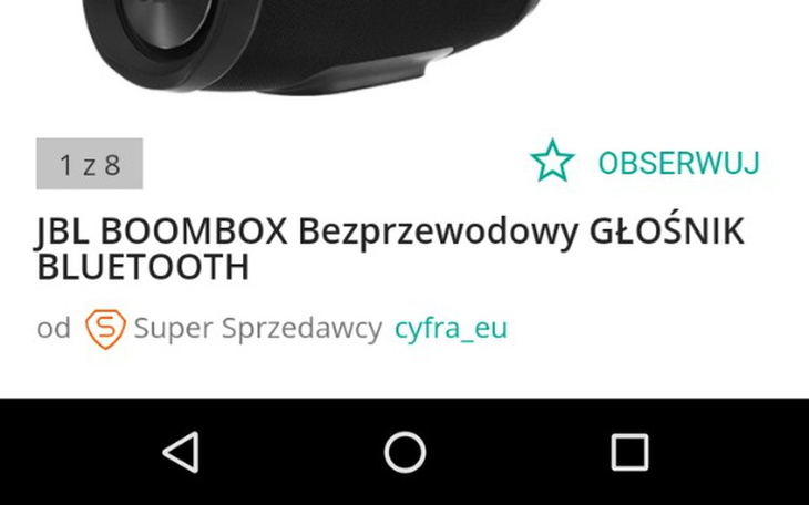 Zbiórka Głośnik jbl - zdjęcie główne