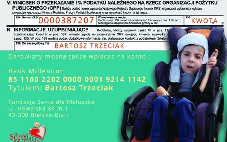 Zbiórka Lek ratujący życie Bartusia! - zdjęcie główne