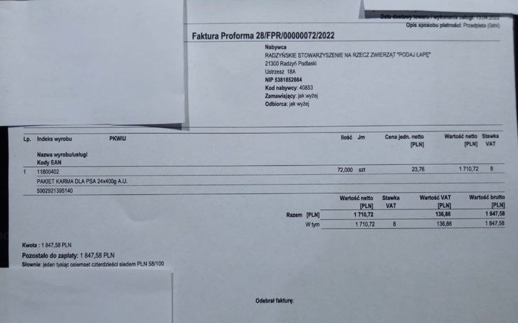 Zbiórka Ze zbióreczki kupimy puszeczki - zdjęcie główne