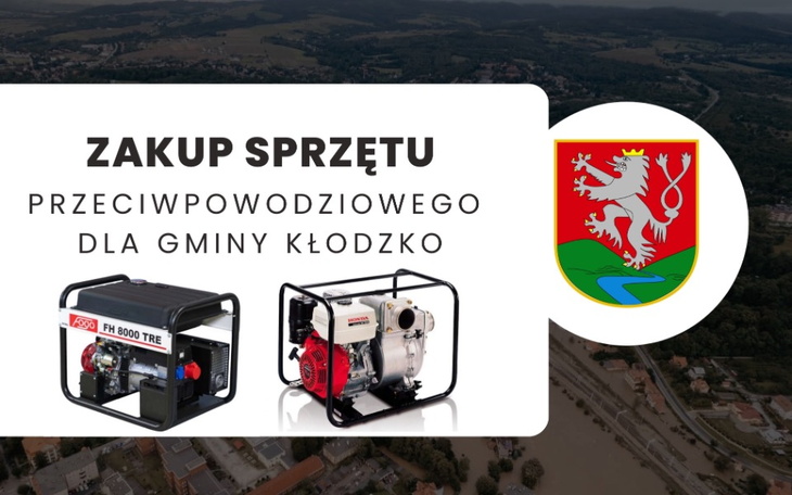 Zbiórka Zakup sprzętu dla Gminy Kłodzko - zdjęcie główne