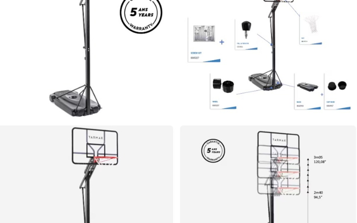 Zbiórka kosz i piłka do koszykówki - zdjęcie główne