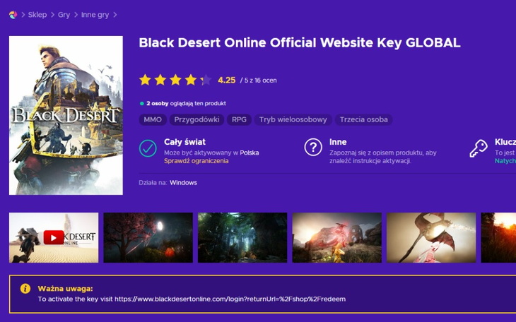 Zbiórka zbieram na black desert - zdjęcie główne