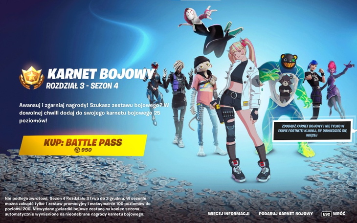 Zbiórka Na battlepass w fortnite - zdjęcie główne