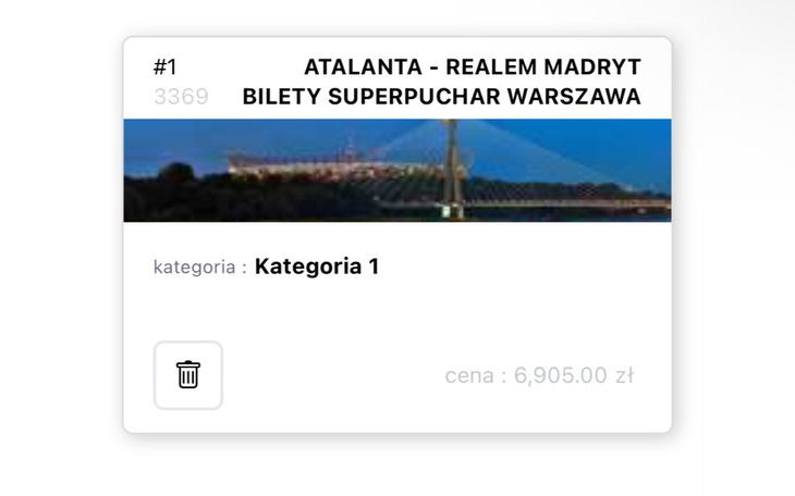 Zbiórka Bilet na mecz realu - zdjęcie główne