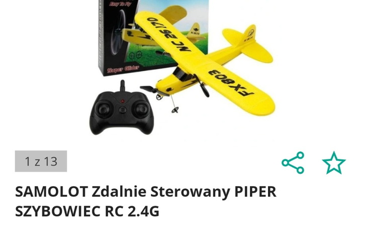 Zbiórka Na zdalnie sterowany samolot pip - zdjęcie główne