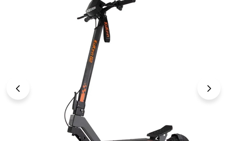 Nowoczesna hulajnoga elektryczna, gotowa do jazdy.