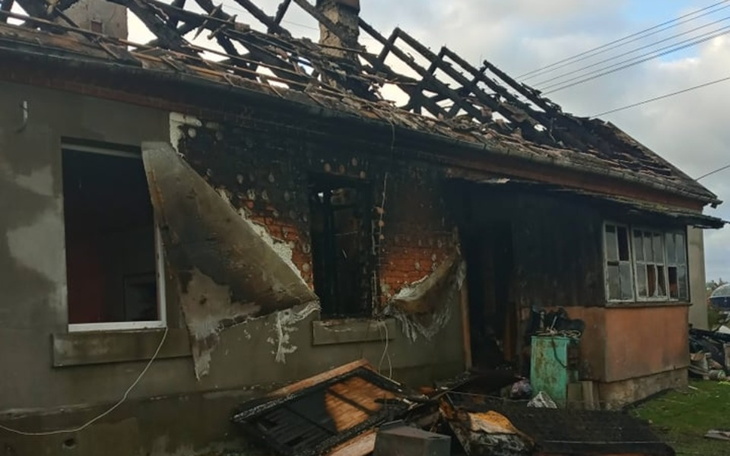 Zbiórka pożar domu odbudowa - zdjęcie główne