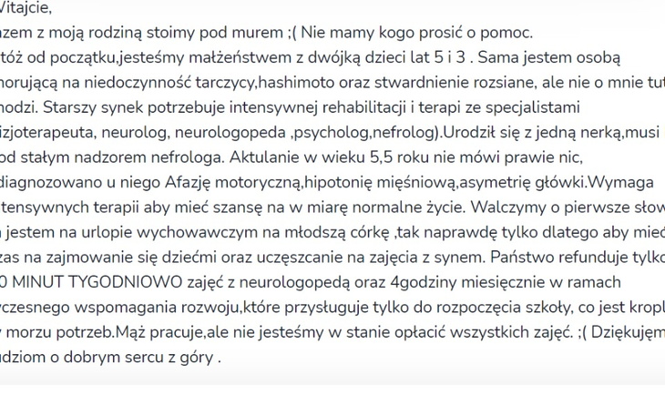 Zbiórka rehabilitacja/terapia - zdjęcie główne