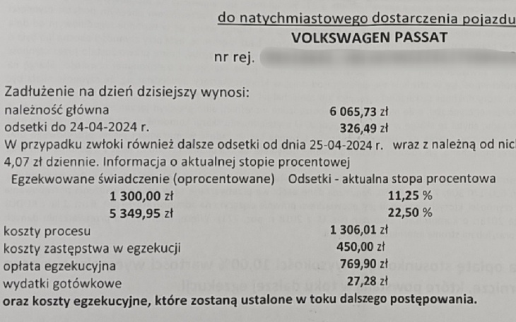 Zbiórka Spłacenie komornika - ważne - zdjęcie główne