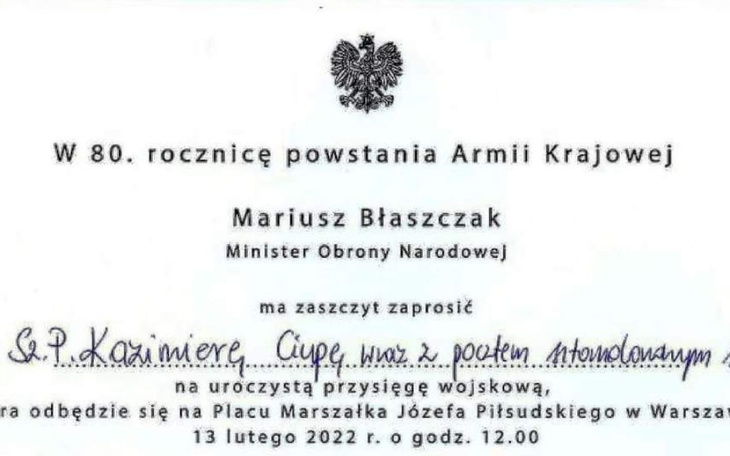 Zbiórka LO DUBIENKA jedzie na przysięgę - zdjęcie główne