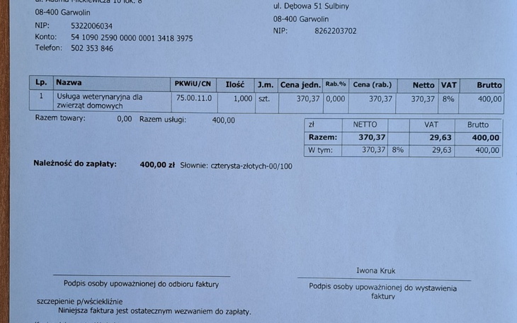 Zbiórka Dług za szczepienie - zdjęcie główne