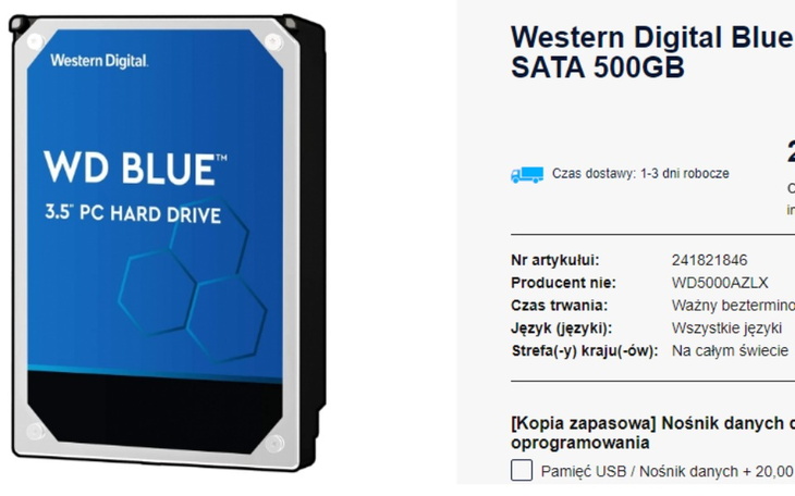 Zbiórka na dysk ssd 500gb - zdjęcie główne