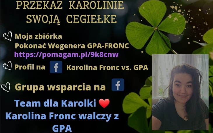 Zbiórka Skarbonka Team dla Karolki - zdjęcie główne
