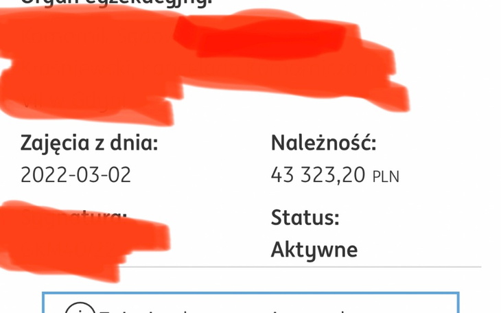 Zbiórka Pomoc na spłatę komorniczą - zdjęcie główne
