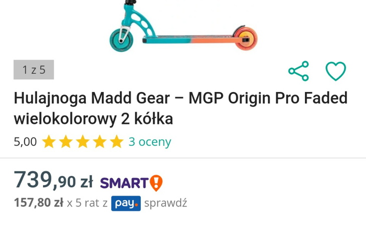 Zbiórka Zbieram na hulajnoge mgp - zdjęcie główne