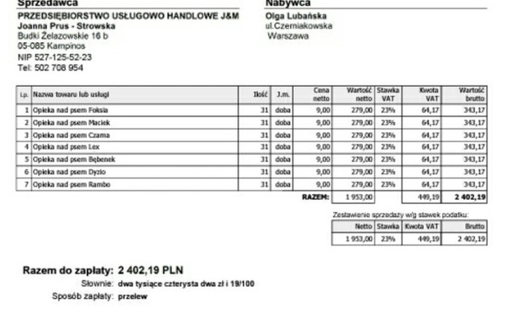 Zbiórka Opłata za marzec - zdjęcie główne