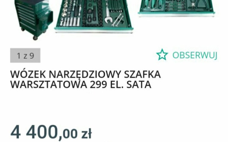 Zbiórka Zbieram na Wózek warsztatowy - zdjęcie główne