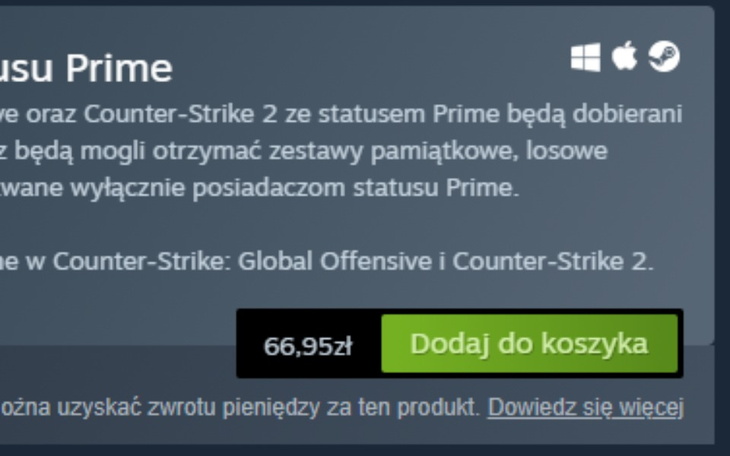 Zbiórka prime cs go bo matka mi nie kupi - zdjęcie główne