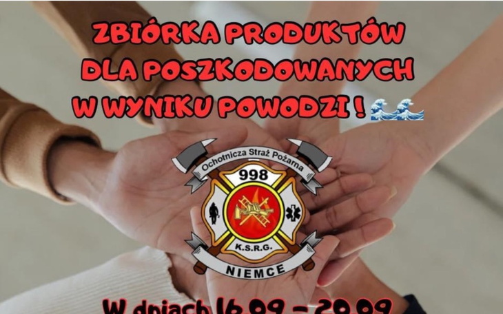 Zbiórka Dla ofiar klęski żywiołowej - zdjęcie główne