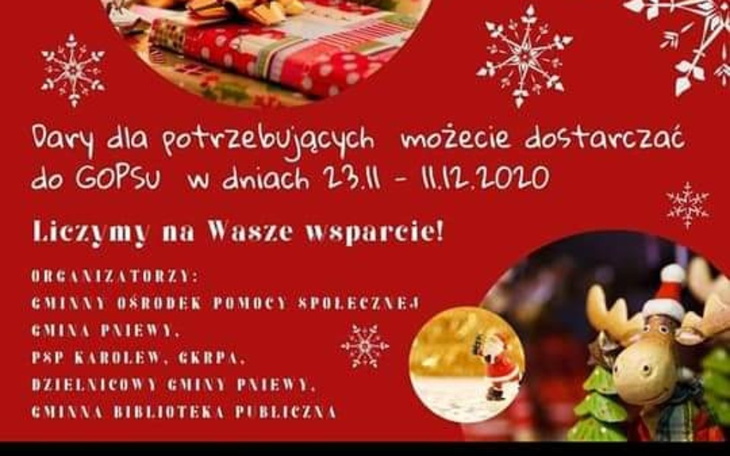 Zbiórka Podopieczni GOPSu w Pniewach. - zdjęcie główne