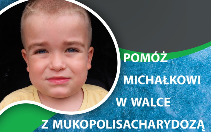 Portret chłopca, który potrzebuje wsparcia w walce z chorobą.