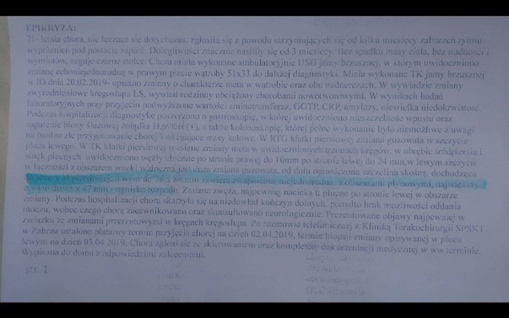 Zbiórka Leczenie nowotworu mamy - zdjęcie główne
