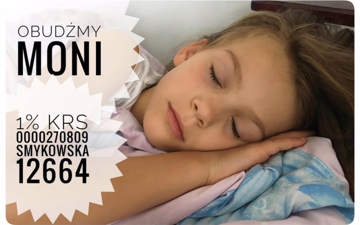 Zbiórka Wybudzenie Moni ze śpiączki - zdjęcie główne