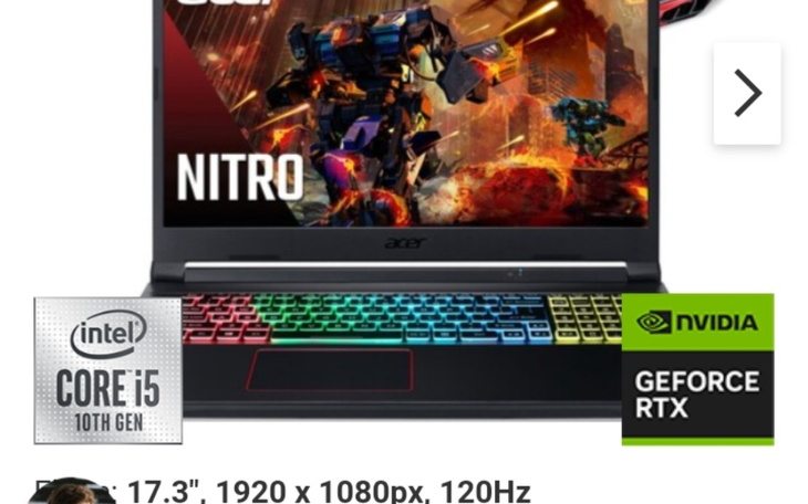 Zbiórka Na nowego laptopa acer nitro 5 - zdjęcie główne