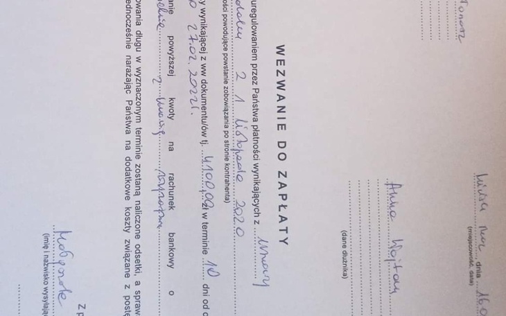 Zbiórka Zapłata za wynajete mieszkanie - zdjęcie główne