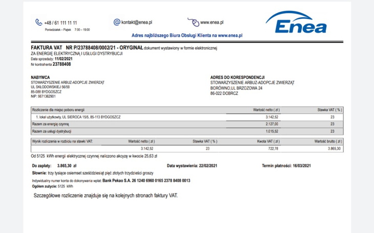 Zbiórka Opłaty nas wykończą... Prąd... - zdjęcie główne