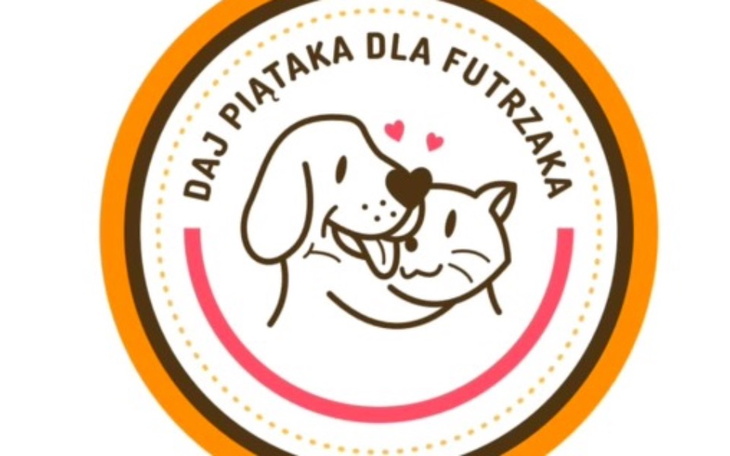 Logo z psem i kotem, symbolizujące przyjaźń.