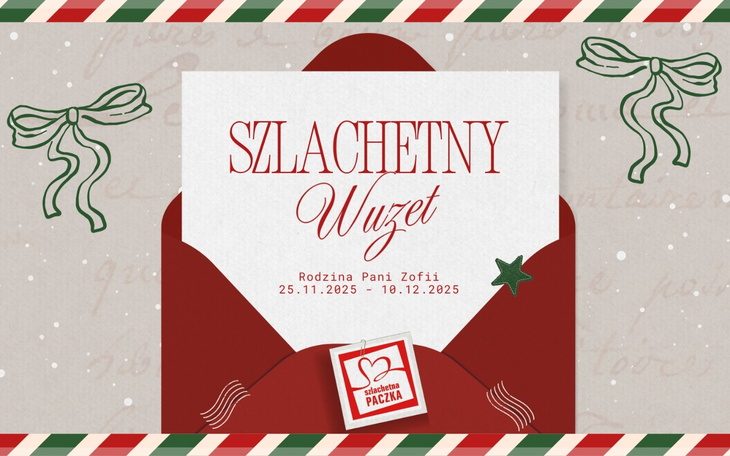 Kartka z życzeniami świątecznymi w eleganckiej oprawie.